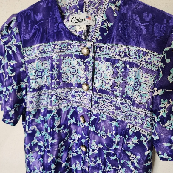 Vtg Petite blouse - Picture 5 of 7